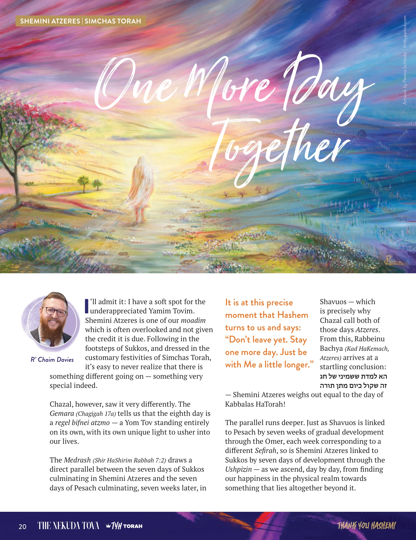 One More Day Together — original page